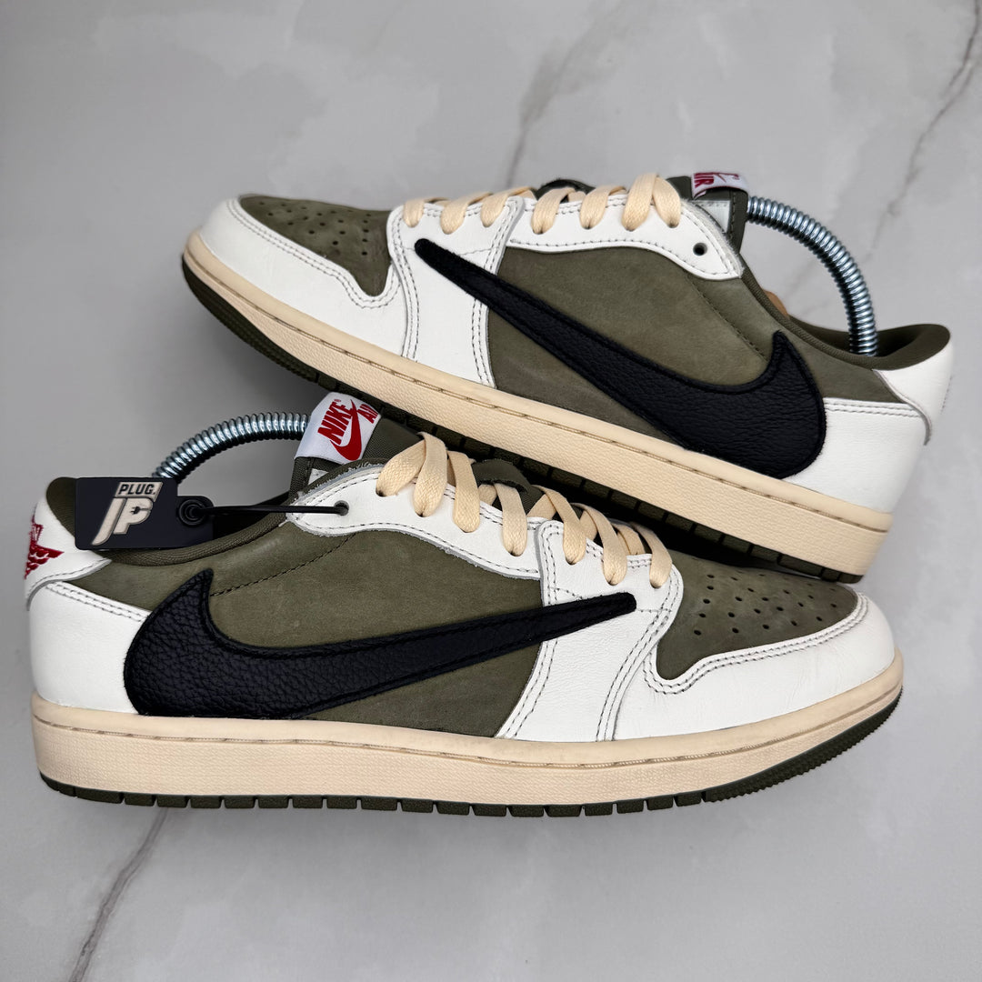 Jordan 1 Low Travis Scott Medium Olive 7.5UK