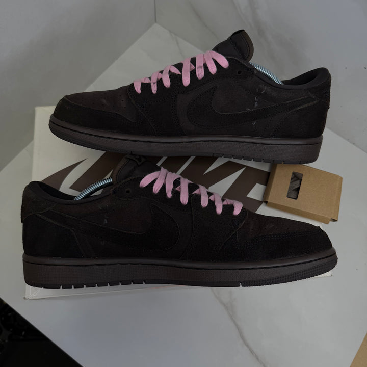 Jordan 1 Low Travis Scott Velvet Brown 10UK (2665)