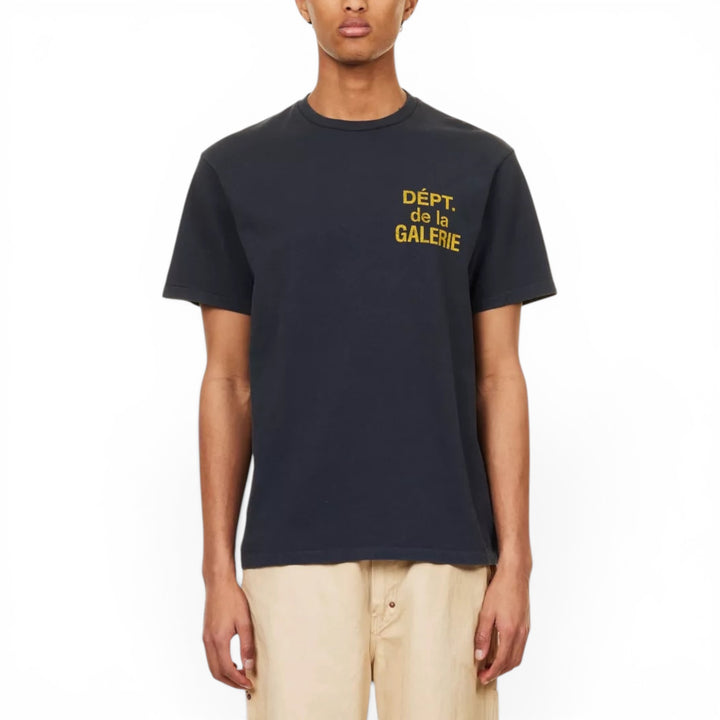 Gallery Dept. French Navy & Yellow T-Shirt