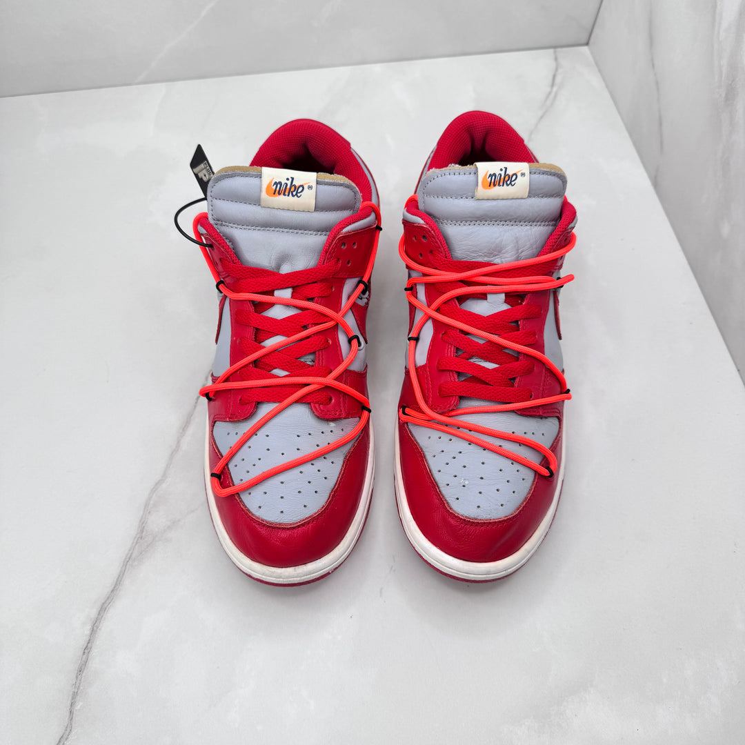 Nike Off White Dunk Uni Red 9.5UK