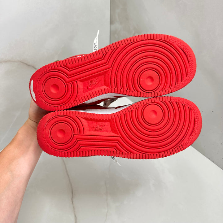 Louis Vuitton Air Force 1 Red LV7.5US (Fits 7UK/7.5UK)