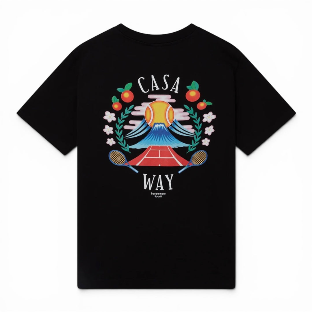 Casablanca Casa Way Mountain Black T-shirt