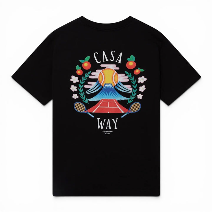 Casablanca Casa Way Mountain Black T-shirt