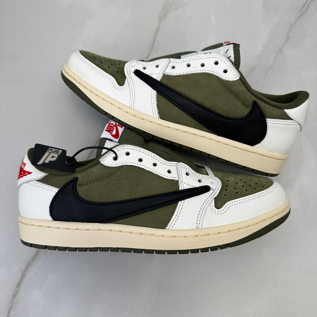 Jordan 1 Low Travis Scott Medium Olive (Brand New) 12UK