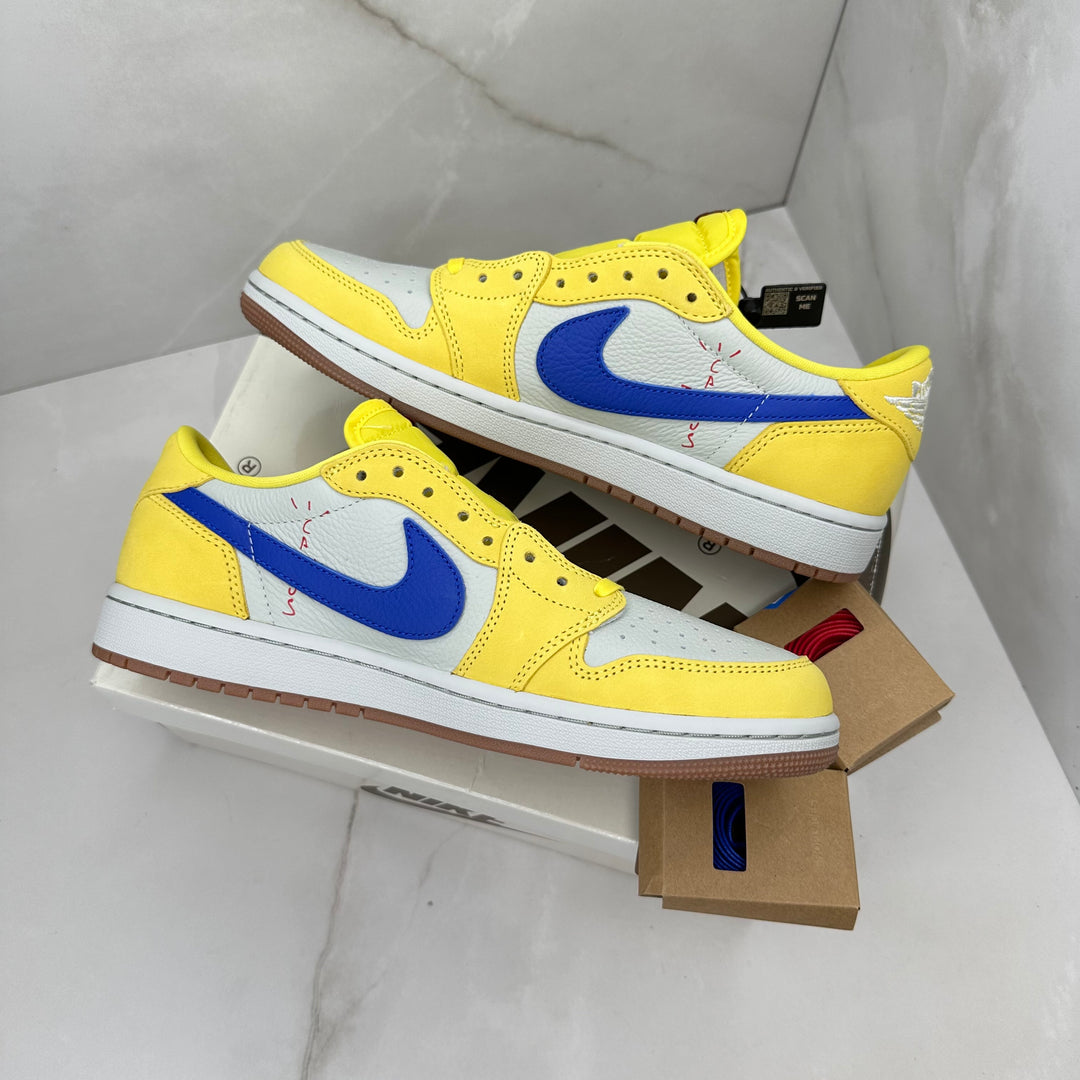 Jordan 1 Low Travis Scott Canary (Brand New) 8UK