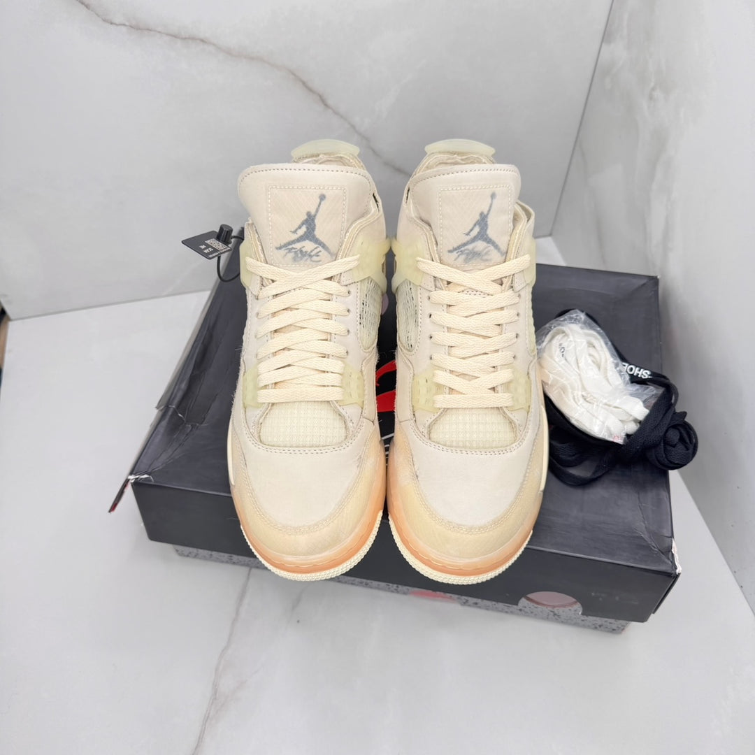 Jordan 4 Off White Sail 9UK
