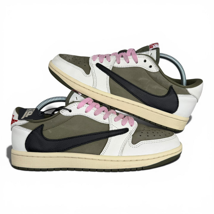 Jordan 1 Low Travis Scott Medium Olive 7UK (2487)