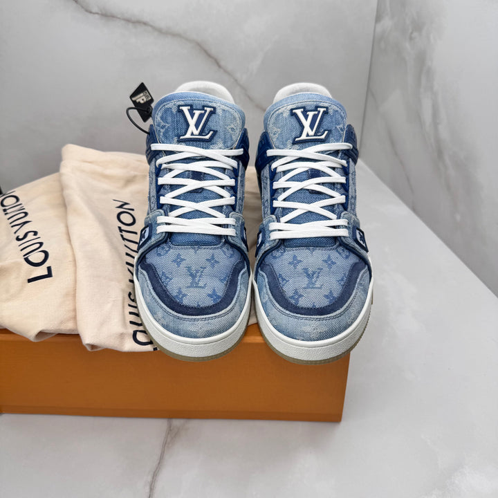 Louis Vuitton Trainers Denim LV7.5