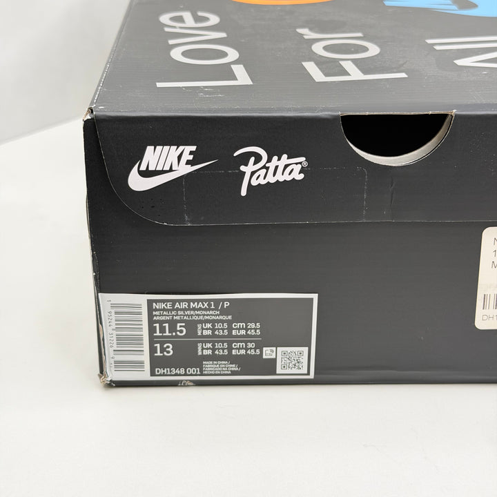 Nike Air Max 1 Patta Monarch 10.5UK