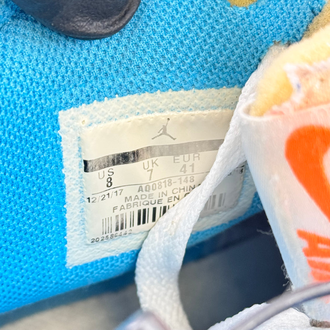 Jordan 1 High Off White UNC 7UK