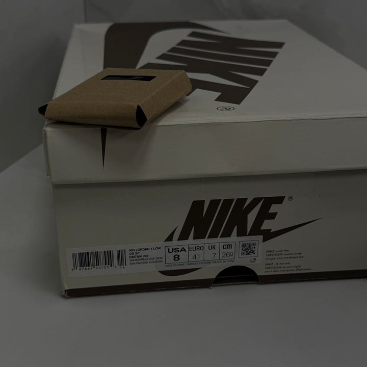 Jordan 1 Low Travis Scott Velvet Brown 7UK (2467)