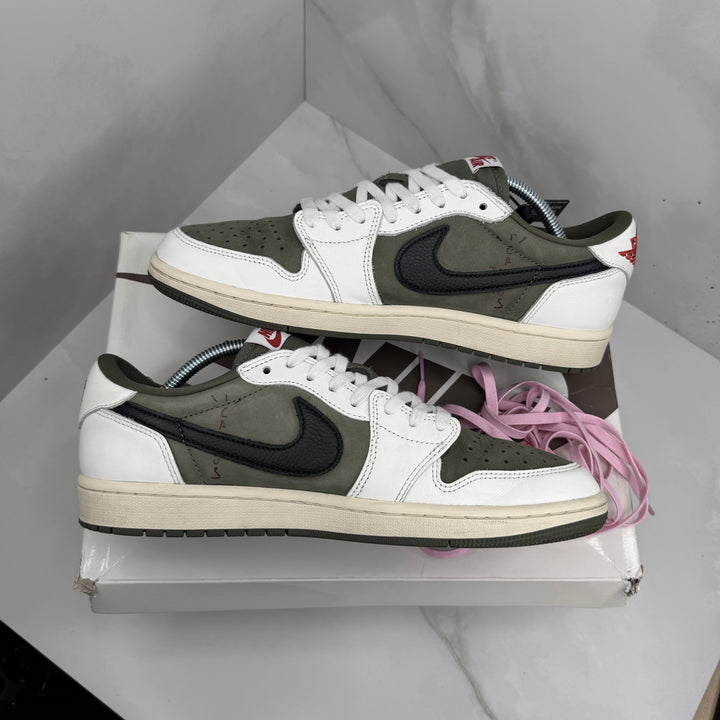 Jordan 1 Low Travis Scott Medium Olive 8.5UK (1621)