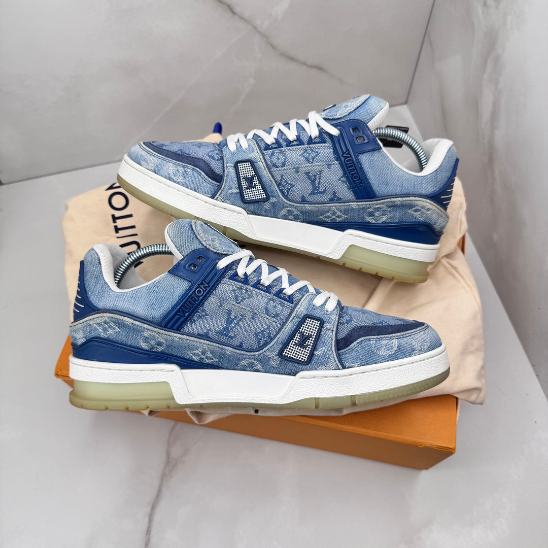Louis Vuitton Trainers Denim LV7.5
