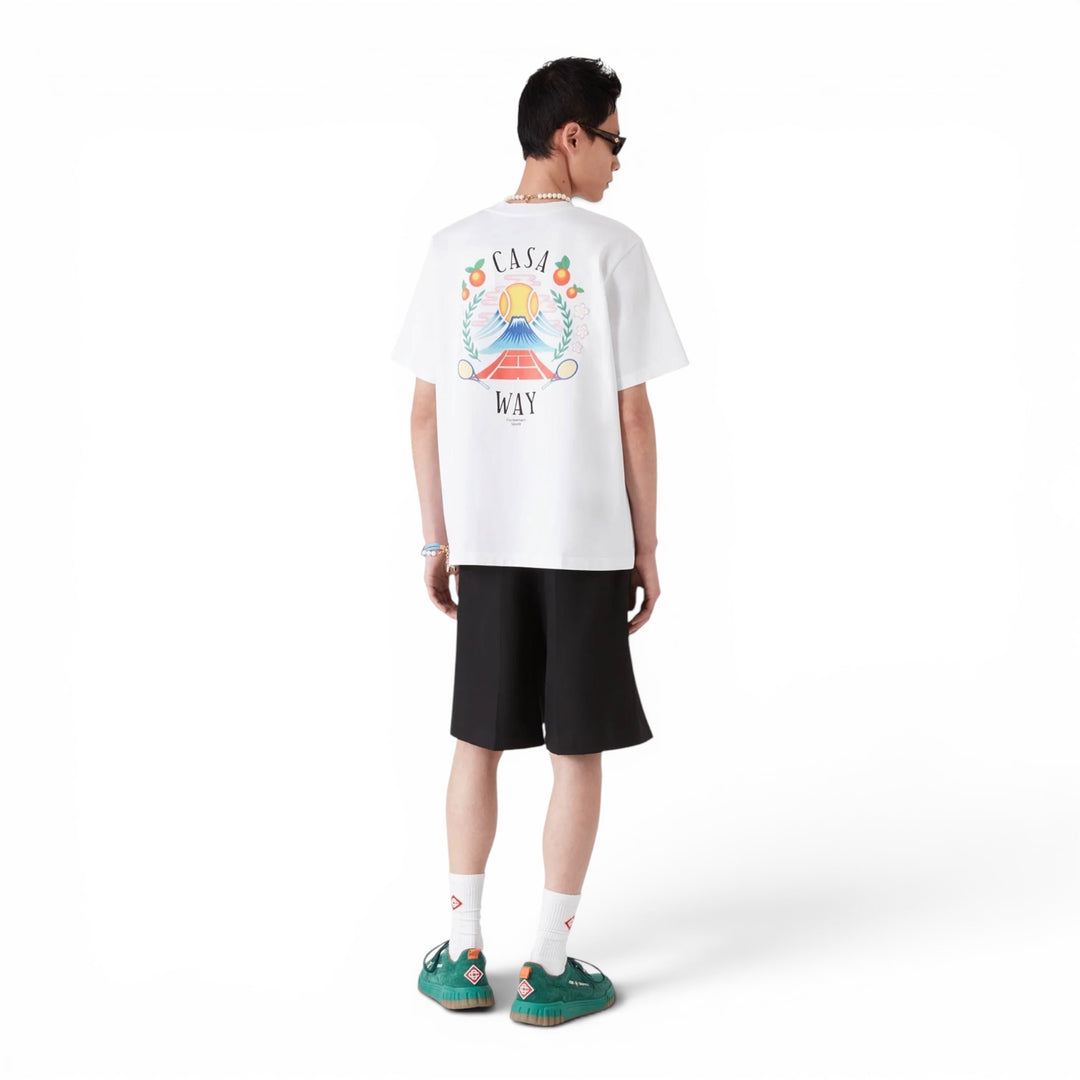 Casablanca Casa Way Mountain White T-shirt