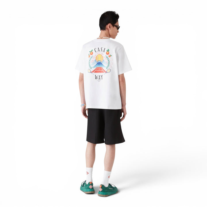 Casablanca Casa Way Mountain White T-shirt