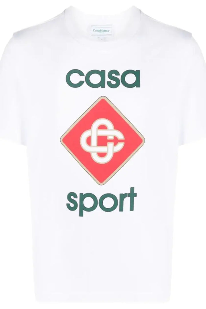 Casablanca White Sport T-Shirt (C7)