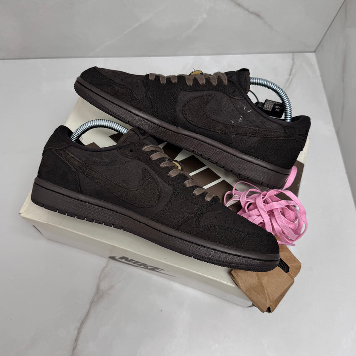 Jordan 1 Low Travis Scott Velvet 7UK