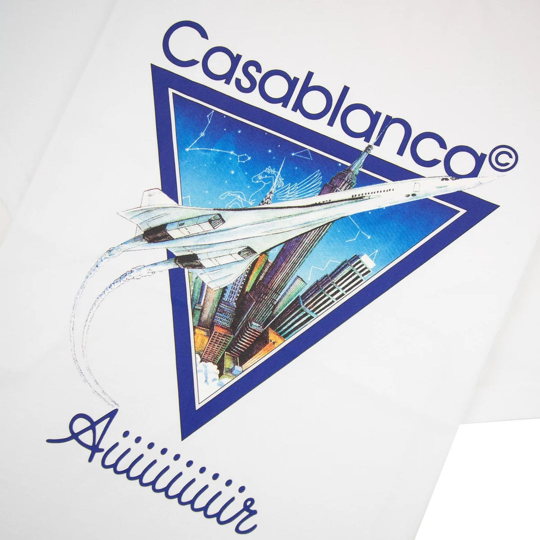 Casablanca White AIIIIIIIIIR T-shirt (C8)