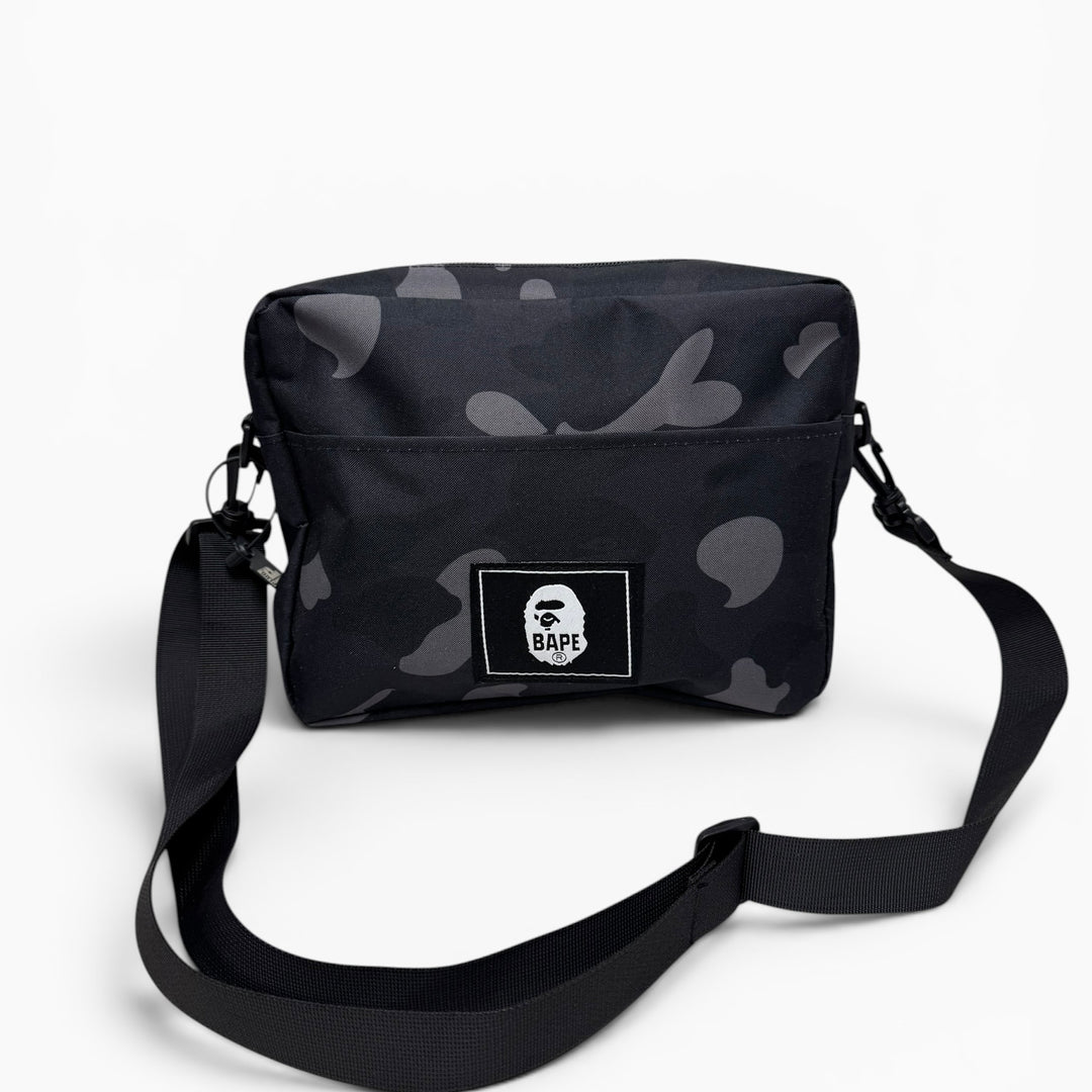 BAPE Black Camo Cross Body Bag