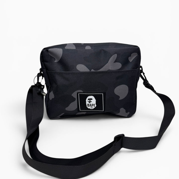 BAPE Black Camo Cross Body Bag