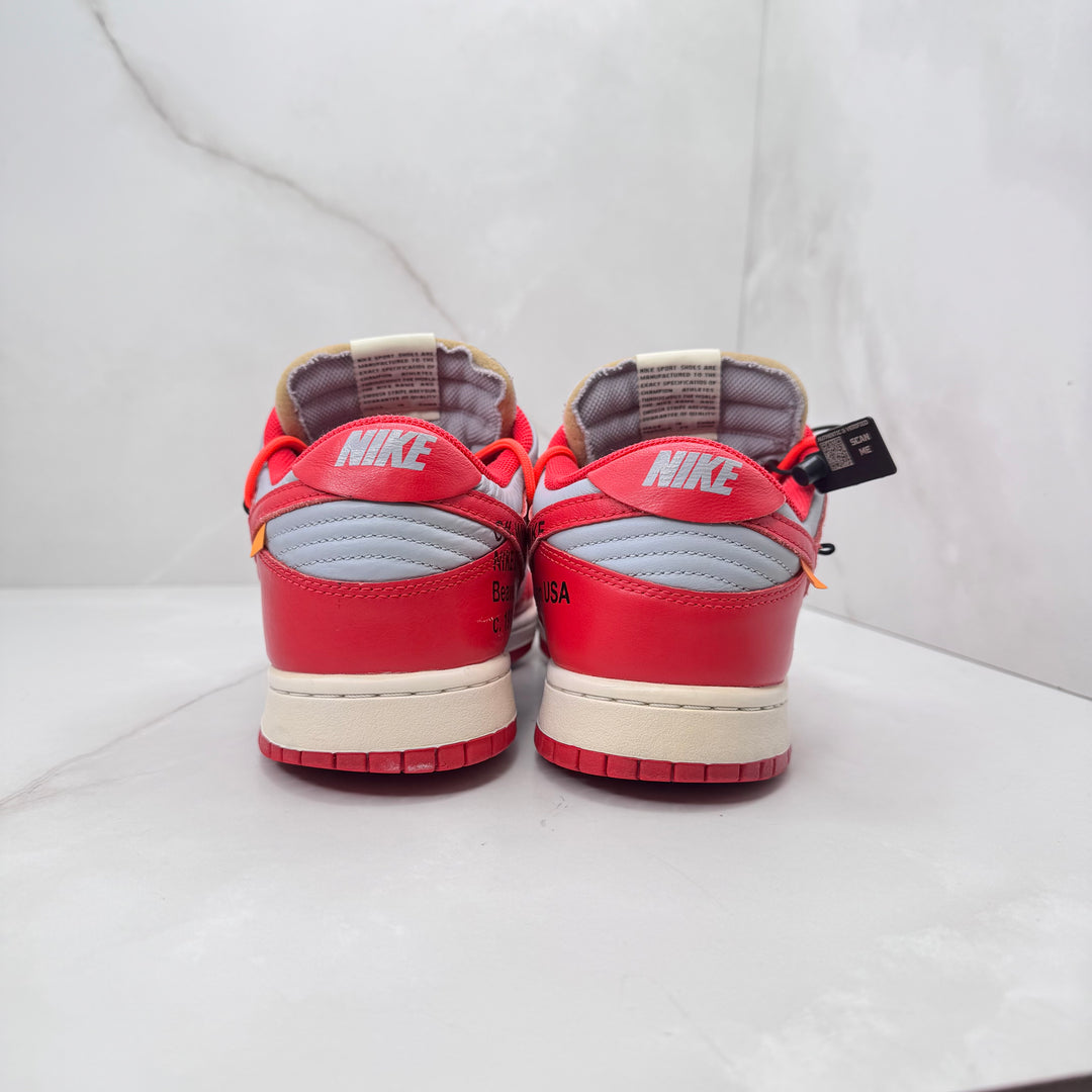 Nike Off White Dunk Uni Red 9.5UK
