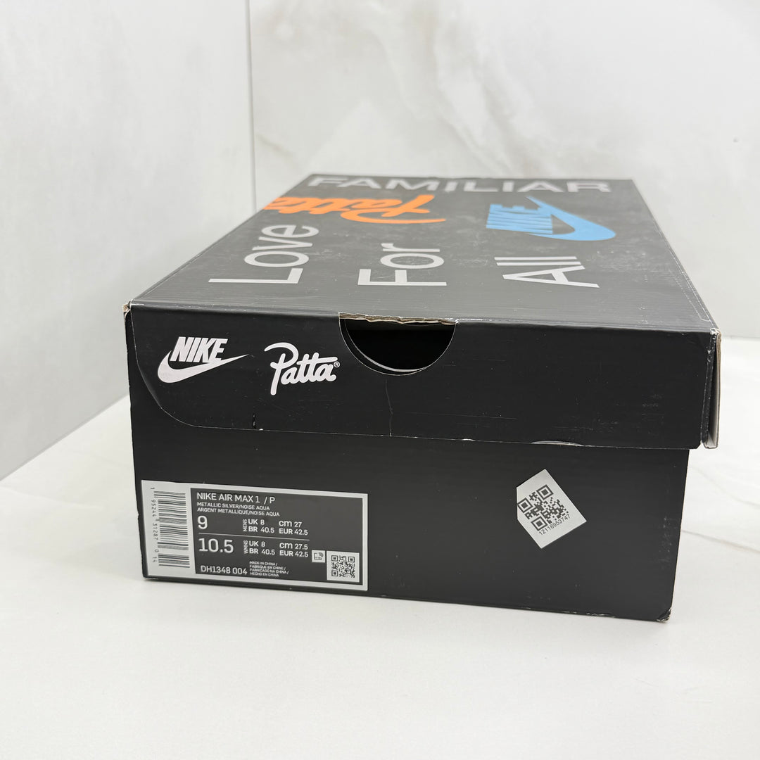 Nike Air Max 1 Patta Aqua 8UK