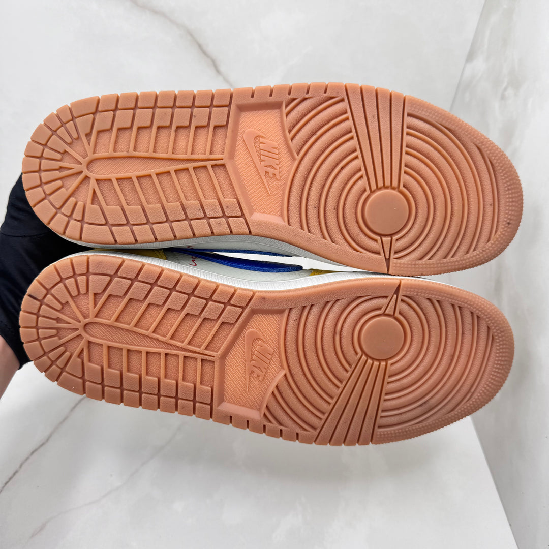 Jordan 1 Low Travis Scott Canary Yellow 8UK