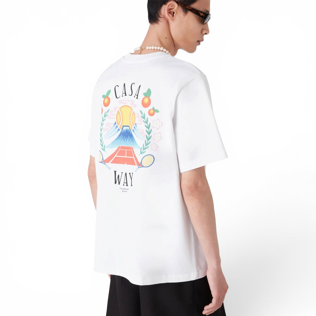 Casablanca Casa Way Mountain White T-shirt