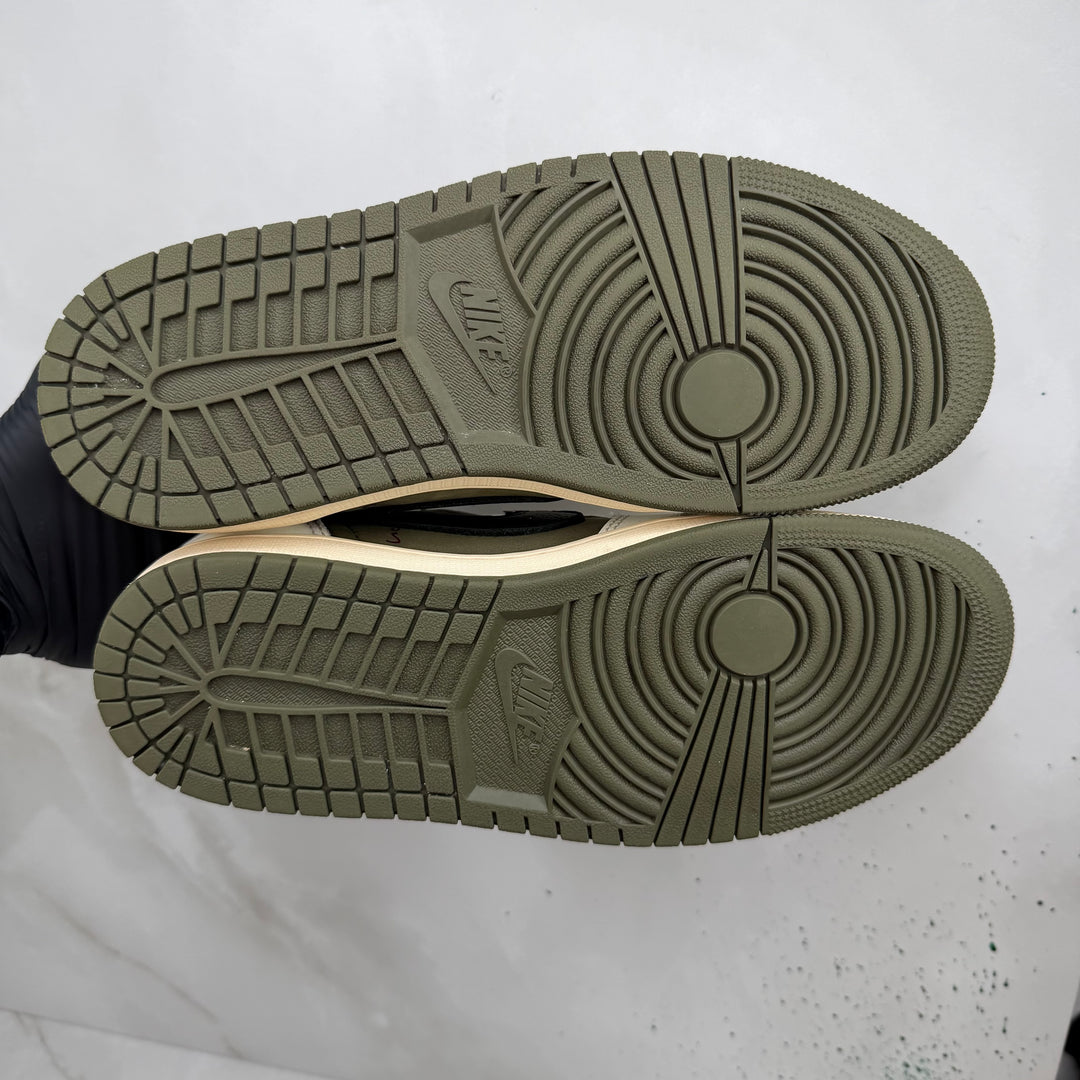 Jordan 1 Low Travis Scott Medium Olive 6UK (2492)