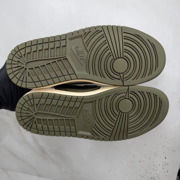 Jordan 1 Low Travis Scott Medium Olive 6UK (2492)