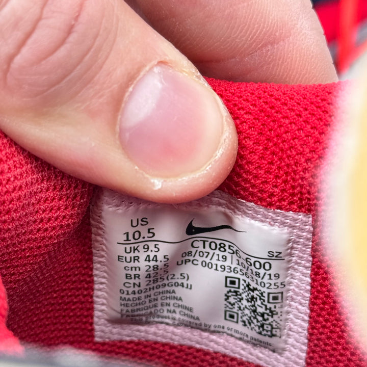 Nike Off White Dunk Uni Red 9.5UK