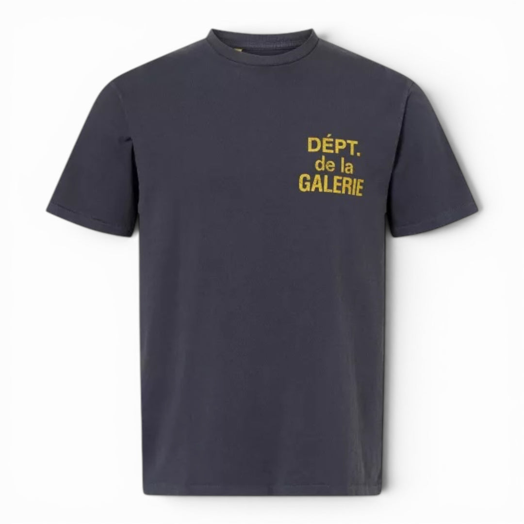 Gallery Dept. French Navy & Yellow T-Shirt