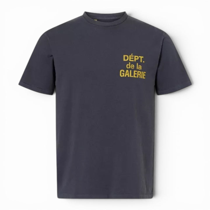 Gallery Dept. French Navy & Yellow T-Shirt