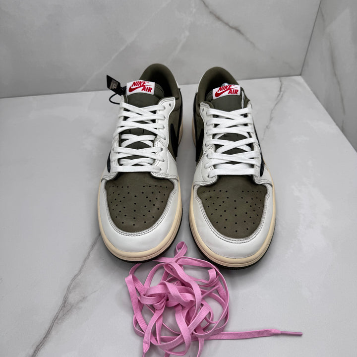 Jordan 1 Low Travis Scott Medium Olive 9UK