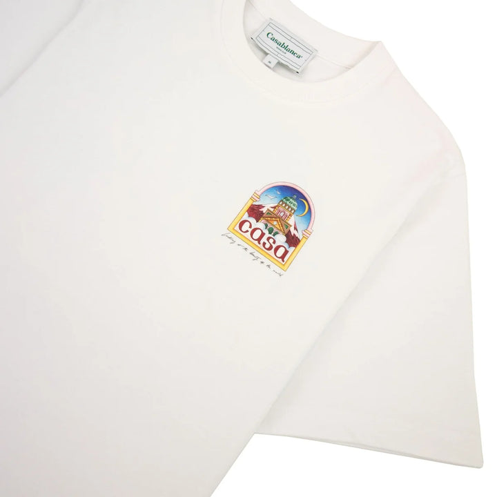 Casablanca Vue De L’arche White T-shirt (C9)