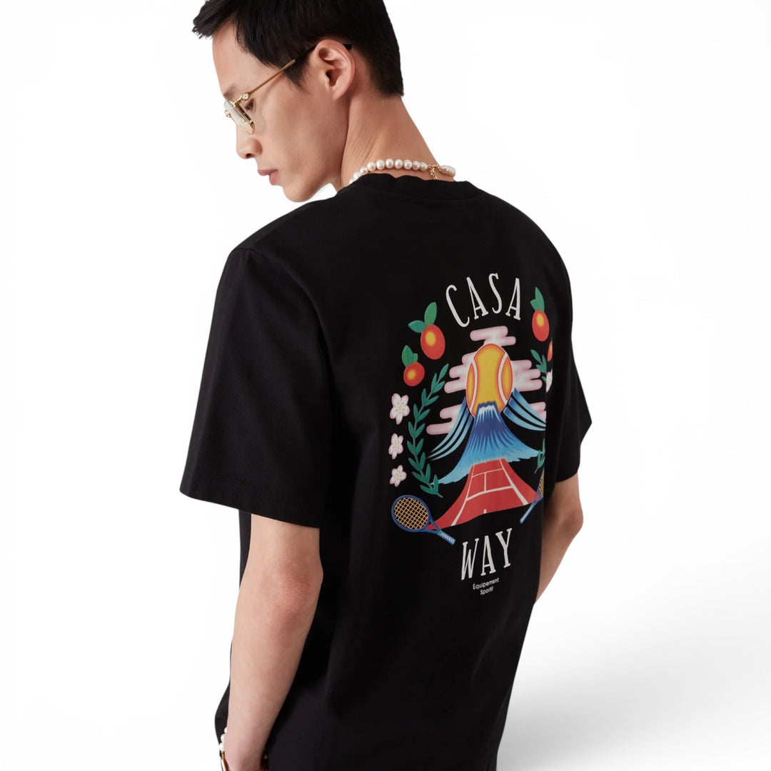 Casablanca Casa Way Mountain Black T-shirt