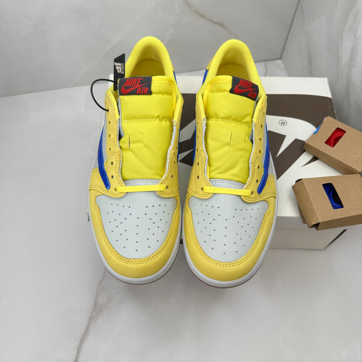 Jordan 1 Low Travis Scott Canary (Brand New) 8UK