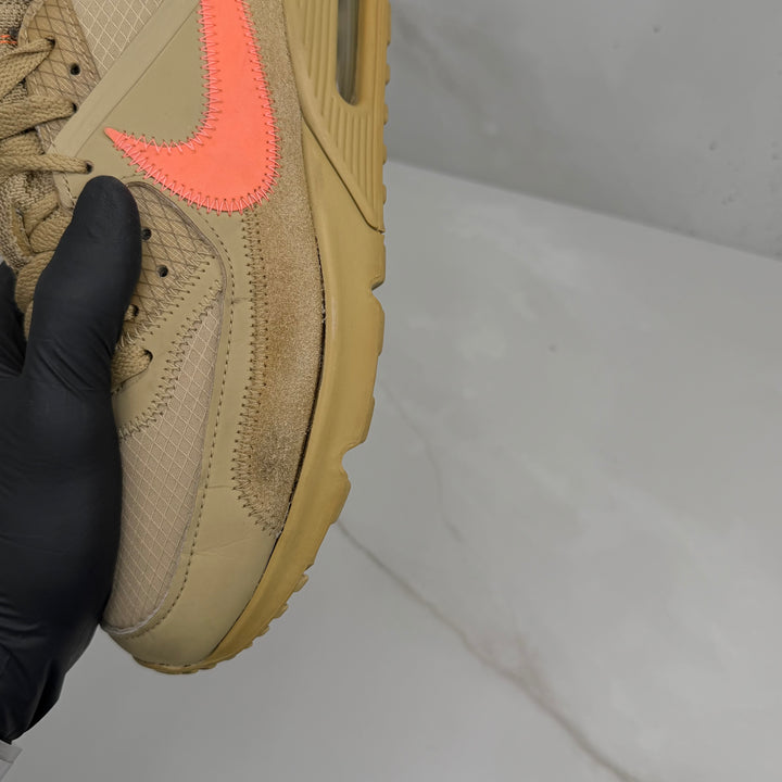 Nike Off White Air Max 90 Desert Ore 7.5UK