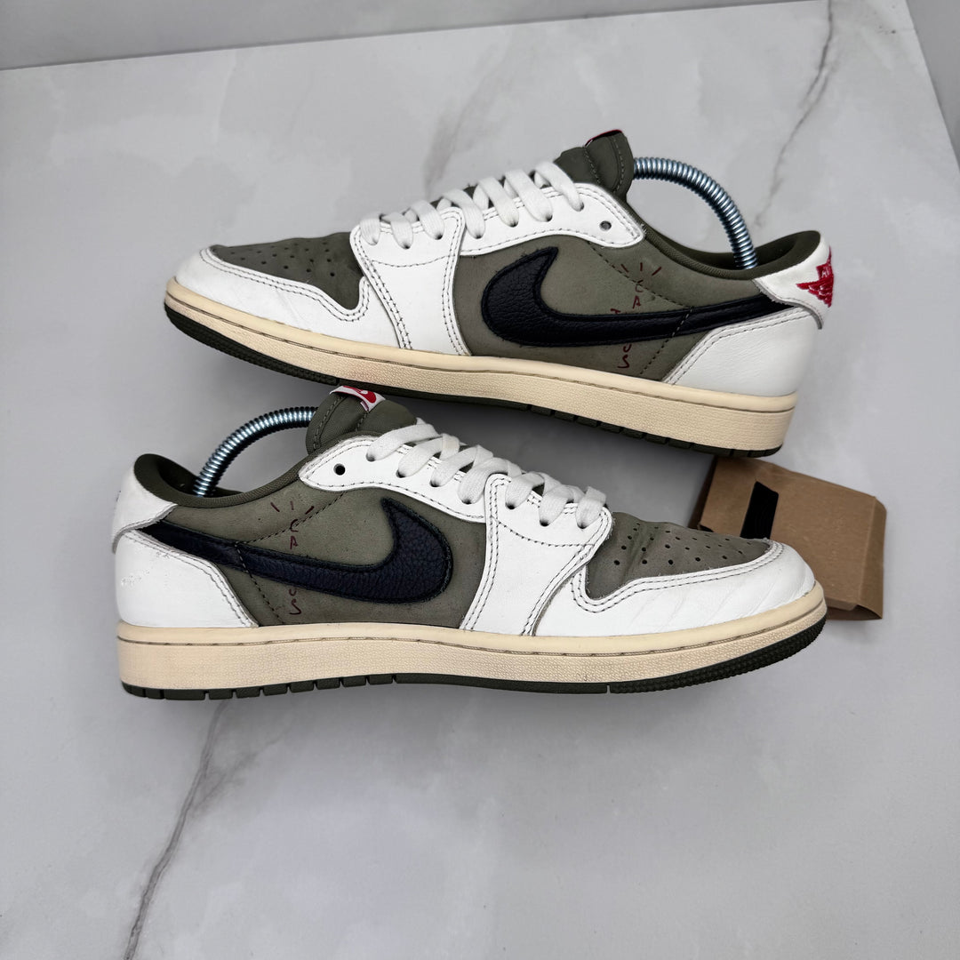 Jordan 1 Low Travis Scott Medium Olive 7.5UK