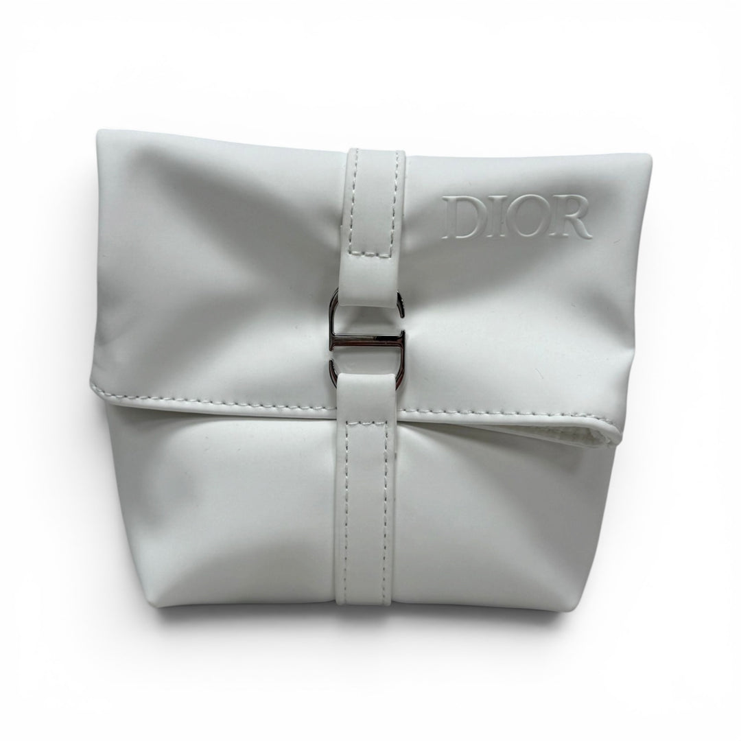 Dior Beauty White Cosmetics Bag