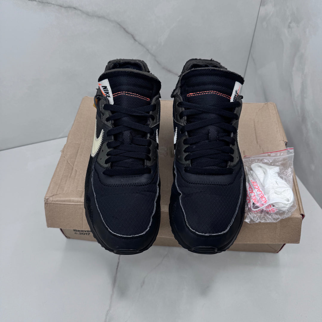 Nike Off White Air Max 90 Black 8.5UK