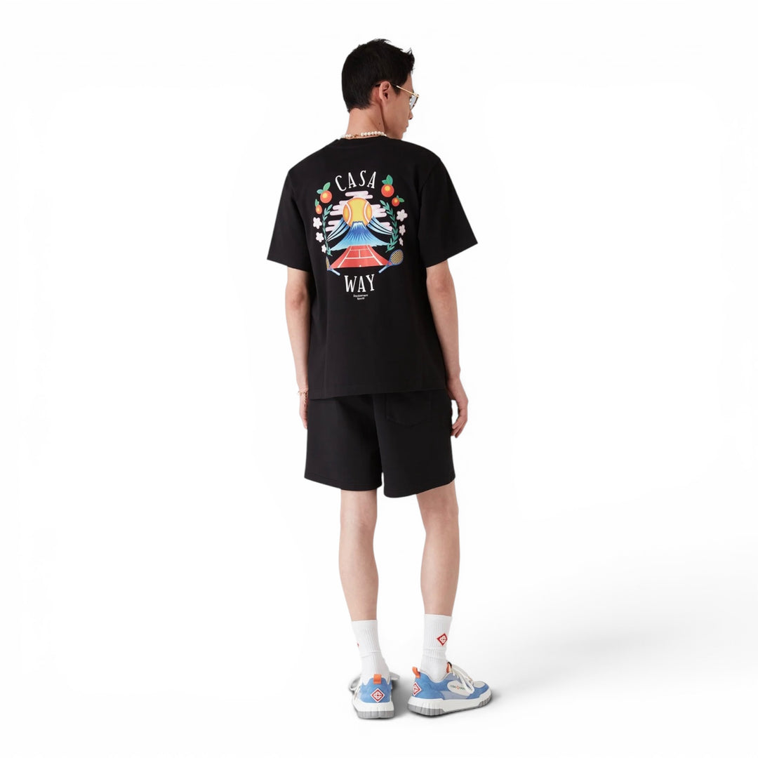 Casablanca Casa Way Mountain Black T-shirt