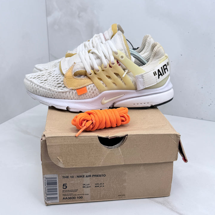 Nike Off White Presto White 4.5UK (2358)