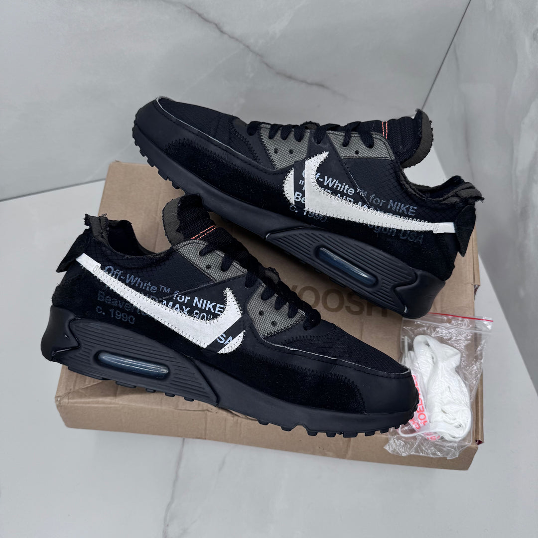 Nike Off White Air Max 90 Black 8.5UK