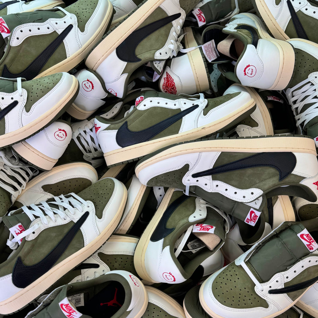 Jordan 1 Low Travis Scott Medium Olive | Brand New | All Sizes