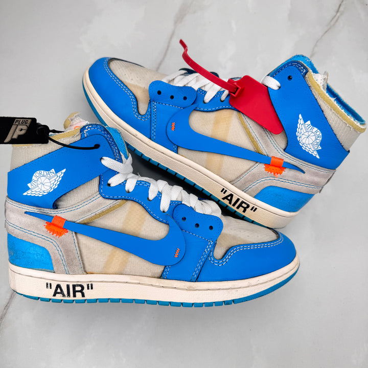 Jordan 1 High Off White UNC 7UK