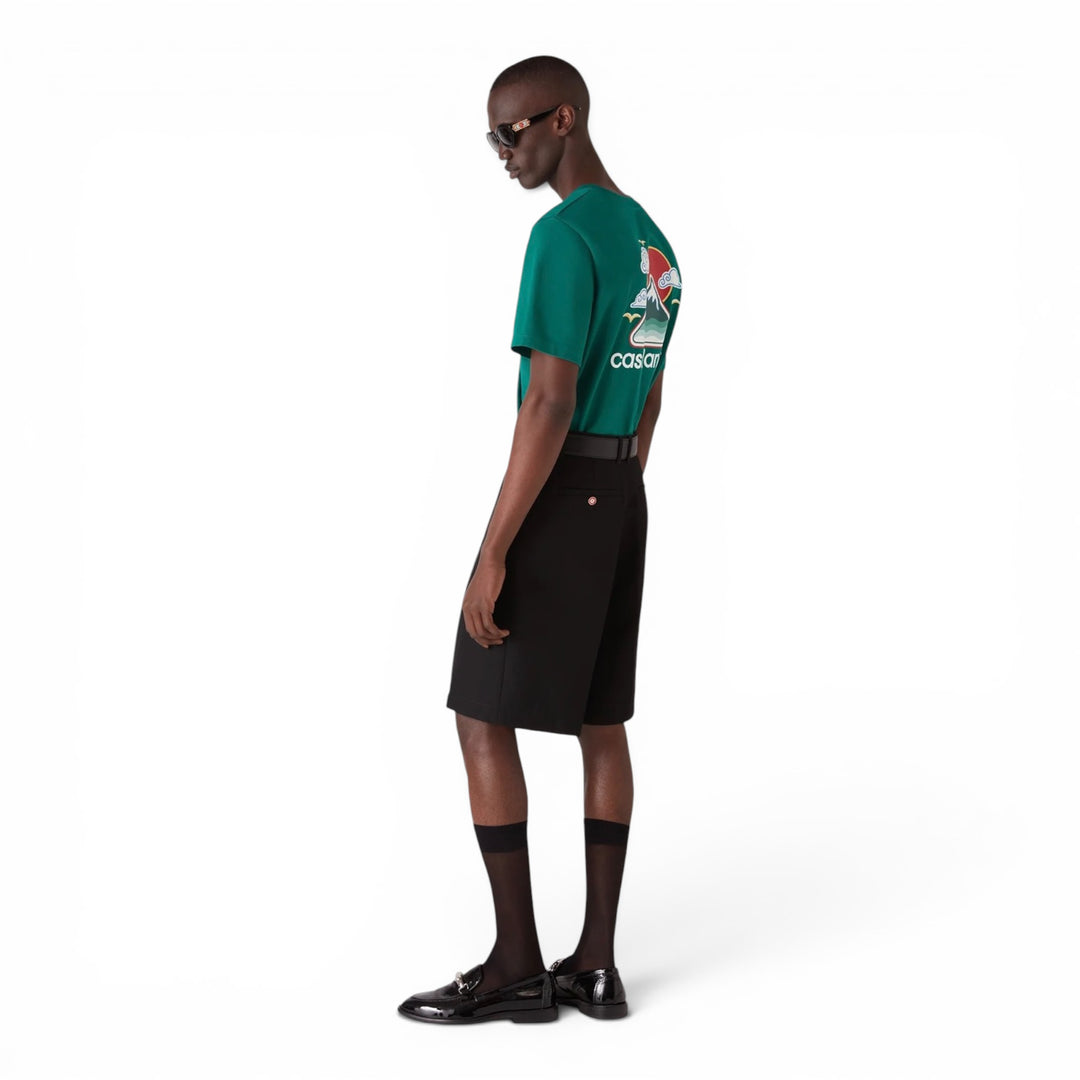Casablanca Montagne Ondulee Green T-shirt