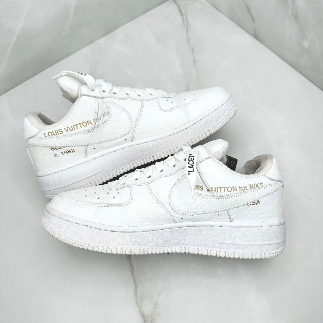 Louis Vuitton Air Force 1 White LV6.5US (Fits 6UK/6.5UK)