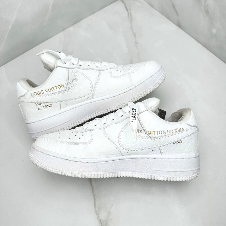 Louis Vuitton Air Force 1 White LV6.5US (Fits 6UK/6.5UK)