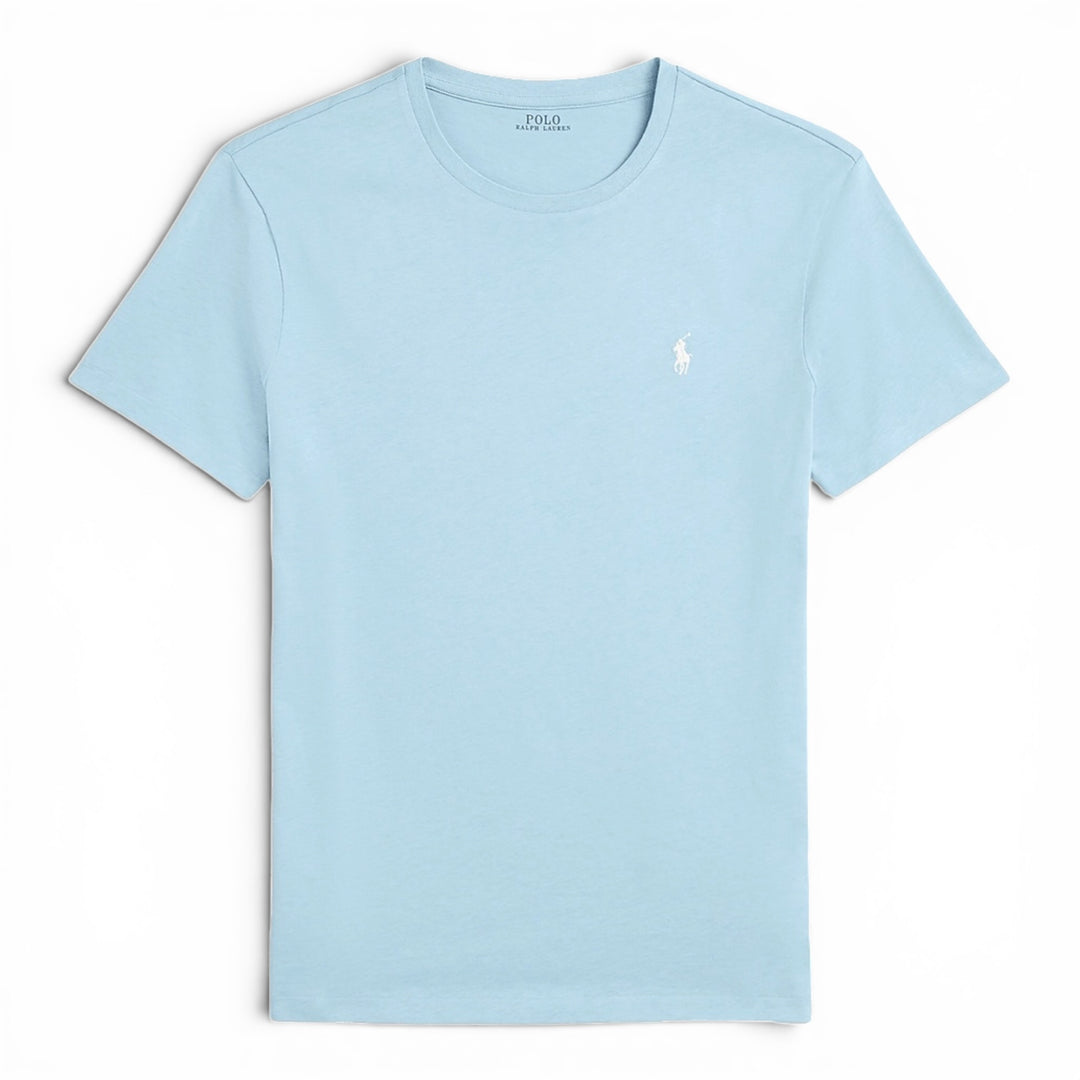 Ralph Lauren Slim Fit Custom Baby Blue T-shirt